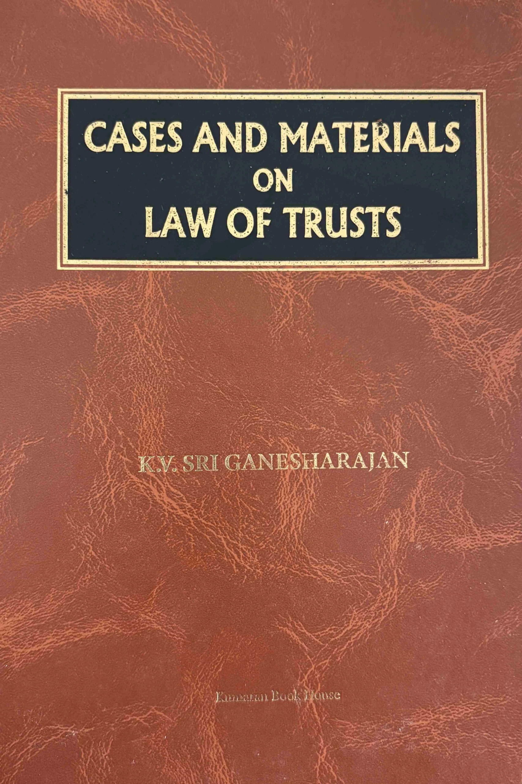 Cases and Materials on Law of Trusts